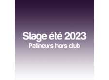 Inscription stage d'été 2024 (Hors club Team ADSG)